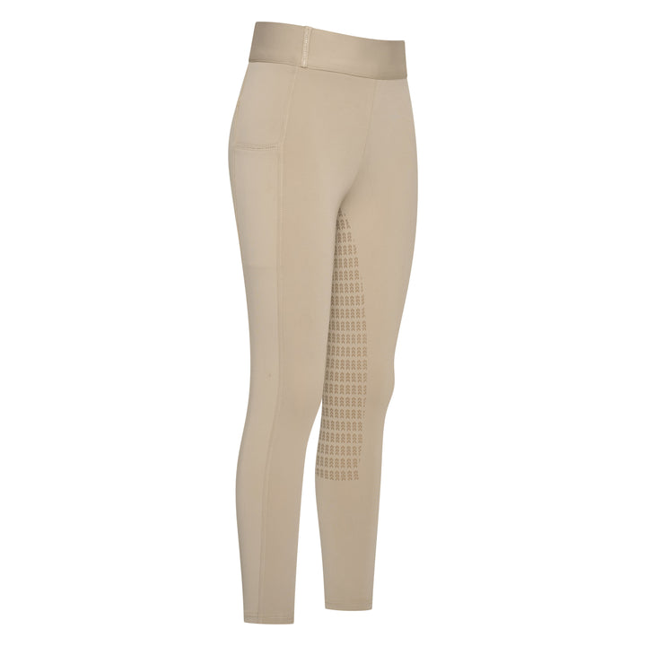 Imperial Riding Riding Tights - Basic Glam Full Grip Seat - Grey Sand
