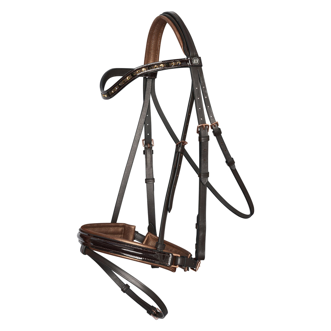 Imperial Riding Bridle Di Layla - Brown/Bronze