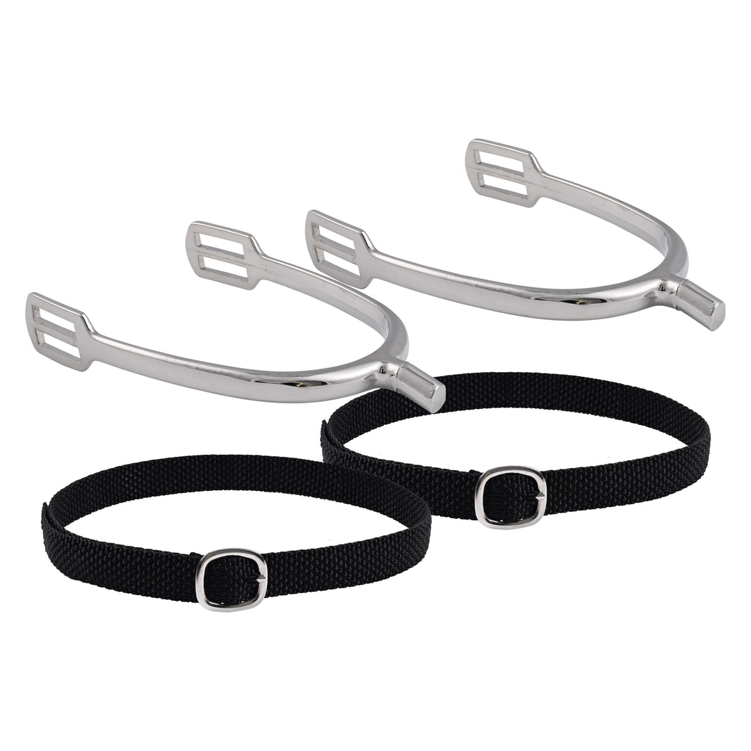 Imperial Riding Kids Spurs Basic 15 mm Square - Silver