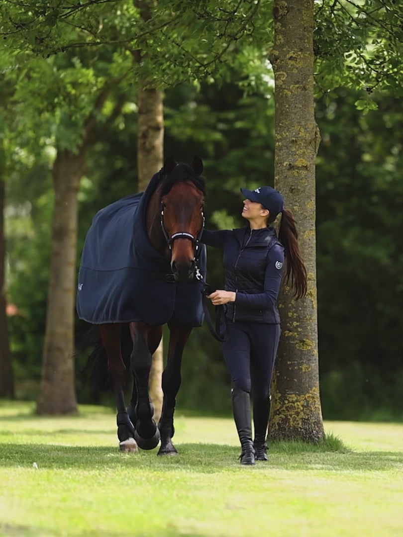 Equestrian Stockholm Fleece Blanket Explore product video