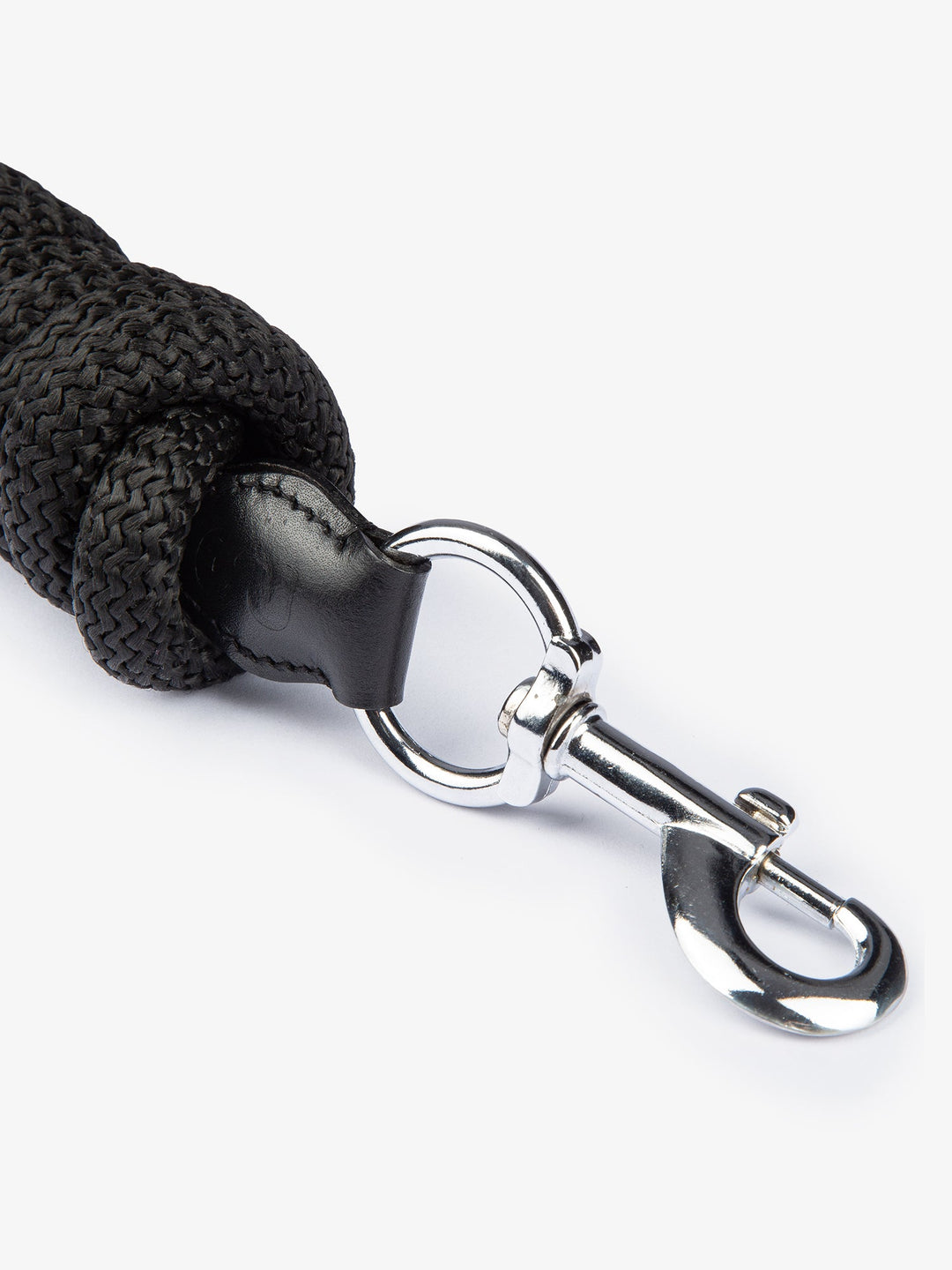 PS of Sweden Lead Rope - Black, close-up of the clip