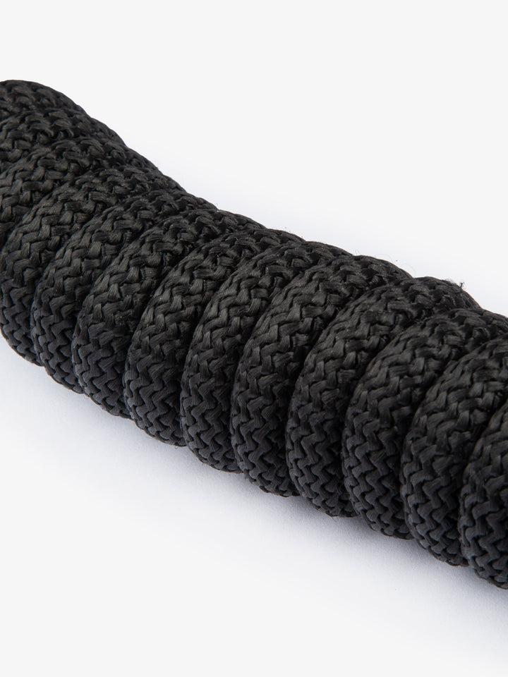 PS of Sweden Lead Rope - Black, close-up of the rope