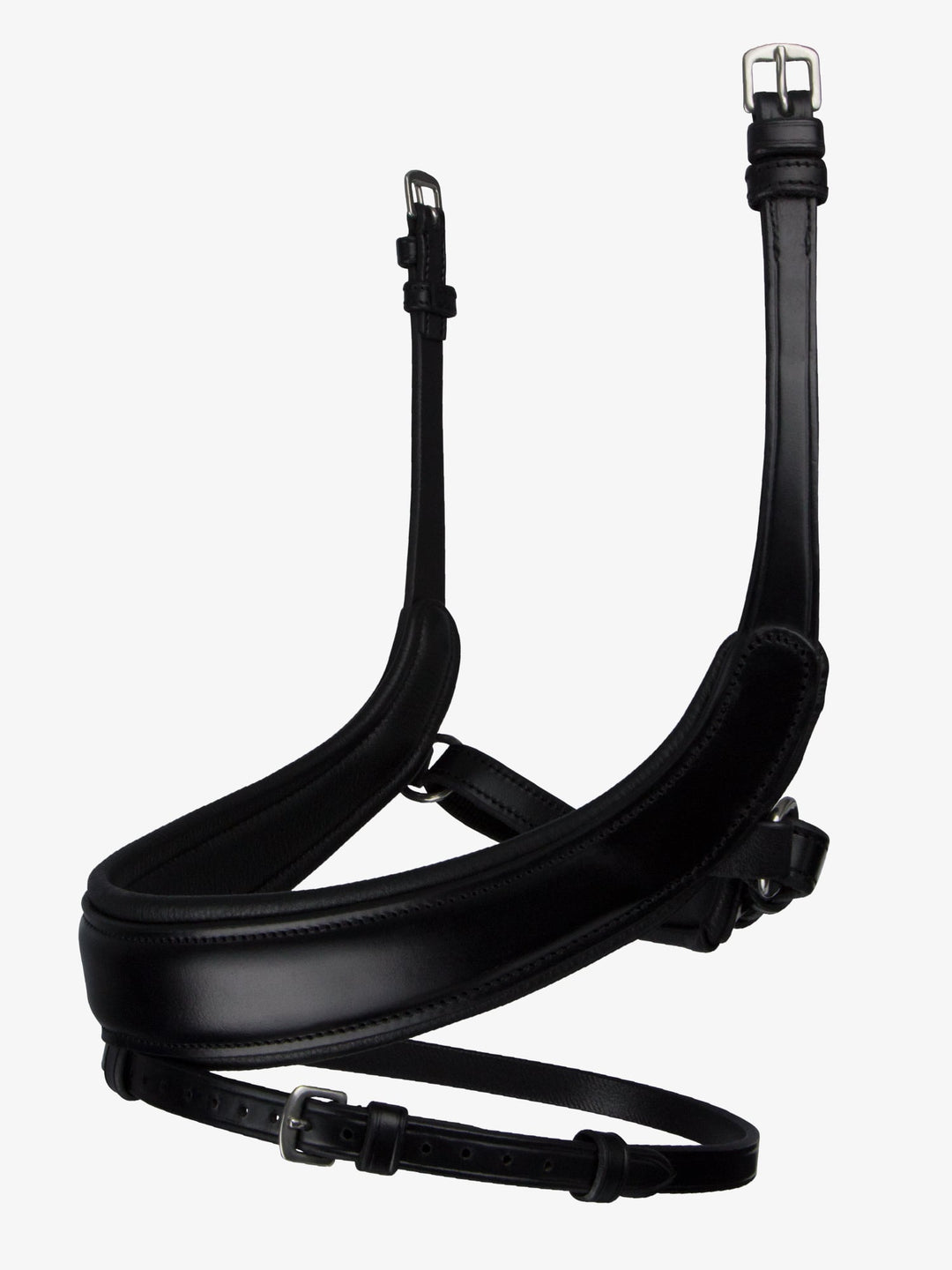 PS of Sweden Noseband Paladin - Black, front three-quarter view