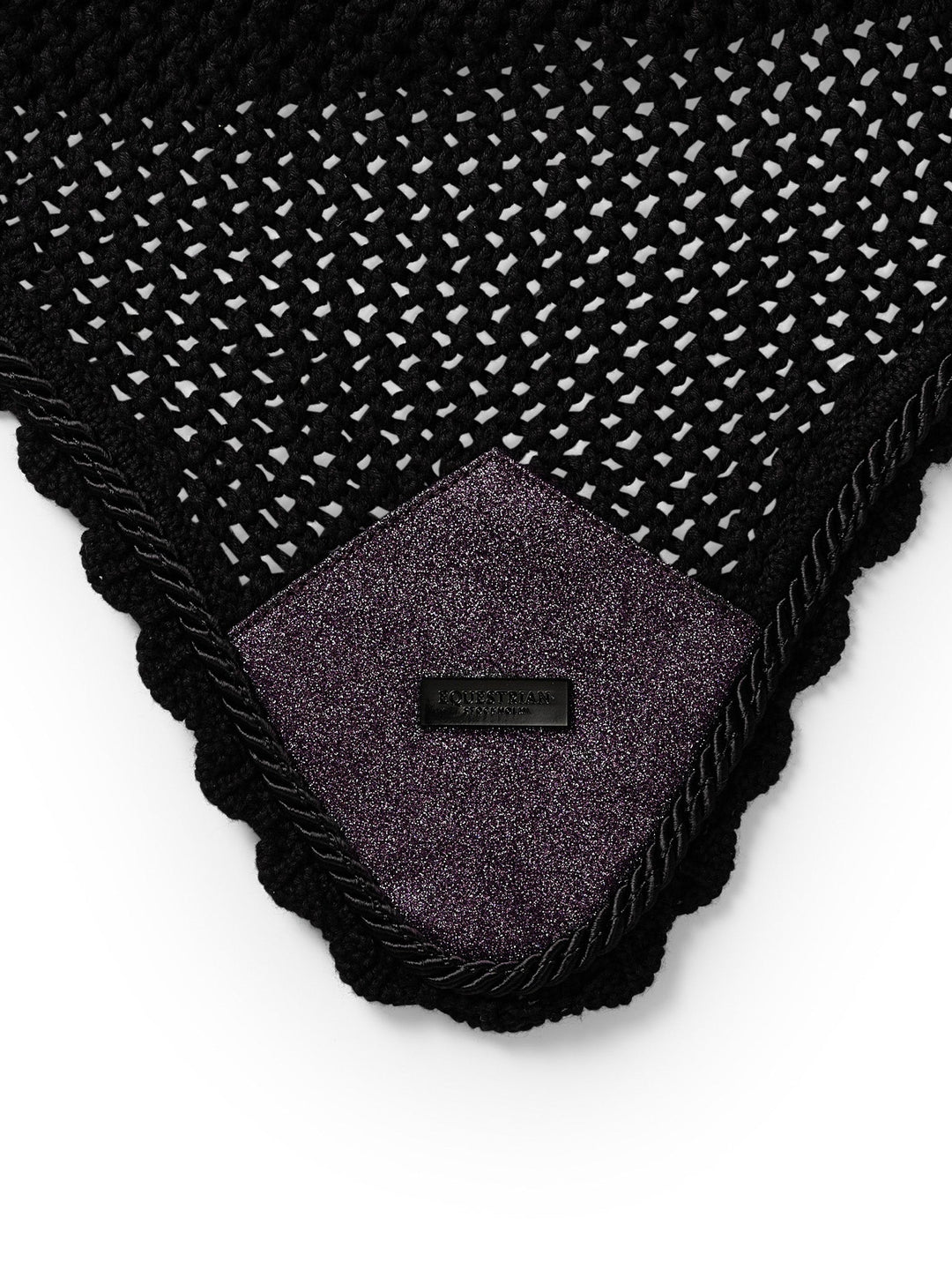 Equestrian Stockholm Fly Hood Purple Glimmer