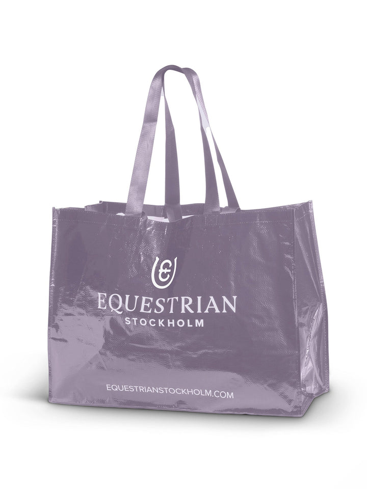 Equestrian Stockholm Woven Stable Bag Dark Violet